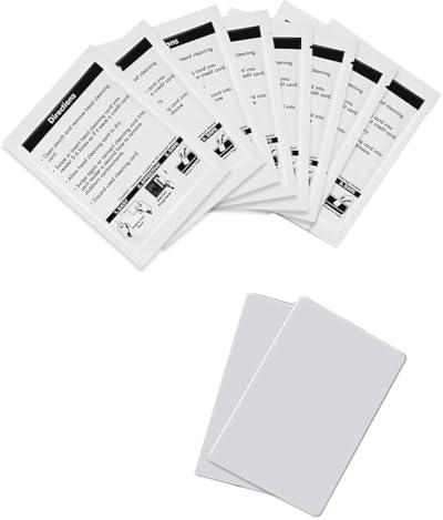 Misamo Etikettendrucker-Reinigungskarte für Label Writer-Etikettendrucker, 10er-Pack