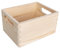 Creative Deco Holzkiste mit Griffen Obstkiste Korb | 19,5 x 15 x 10 cm (+/-1cm) | Holz Kasten Unlackiert Holzbox Kiste | Für Dokumente Wertsachen Spielzeuge Werkzeuge