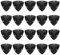 20 STK Eckenschutz Metall Möbel-Ecken, Schwarz Kantenschutz Metall-Schutz-Ecken, Kistenschutz Winkel Protektoren für Holzkisten-Schutz Boxen Möbel Regal Tisch, mit Schrauben, 26x26x26mm