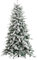 STI Albero di Natale Abete Innevato Alaska h 240cm 2436 Rami Effetto Realistico