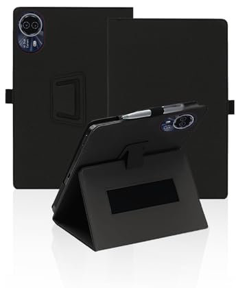 Schutzhülle für Teclast T70 35,6 cm (14 Zoll) Android Tablet 14 – stoßfeste Schutzhülle mit Handschlaufe, Magnet und zwei Faltmethoden, schlanke und langlebige Hülle, wasserdicht, kratzfest, schwarz