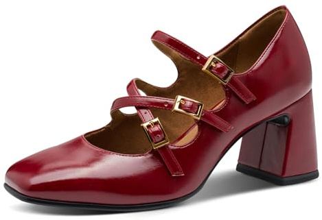 Tamaris Damen Pumps Vegan rot 36