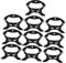 HOMSFOU Cable Spool Wind up Cord Storage Reel 10pcs Cord Winders Wire Holders Organizer