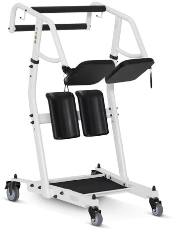 M MCombo Patientenlifter Aufstehhilfe Bett Senioren, Plege & Hilfsmittel Transferhilfe 180KG, Gehhilfe Rollstuhl 86 * 64 * 118 CM, STA446