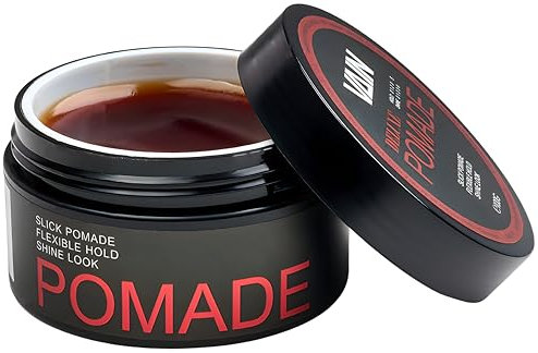 Vain Hair Wax Pomade for Men – Matte Finish & Strong Hold – Thickening & Texturizing Styling Wax for Curly, Wavy & Straight Hair – Easy to Wash, No Residue – 100g