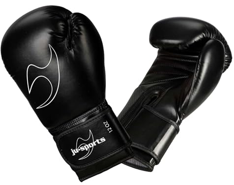 Ju-Sports Training 2.0 Boxhandschuhe Herren & Damen - Handschuhe mit Klettverschluss aus hochwertigem PU-Kunstleder, Optimale Dämpfung und Feuchtigkeitsregulierung