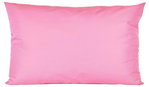 JACK 40x60cm Outdoor Lounge Kissen Dekokissen inkl. XXL-Füllung Wasserabweisend Sitzkissen Garten Stuhl Lotus Effekt, Farbe:Rosa