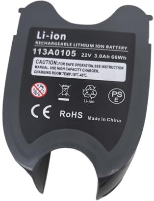 Quixpszto Vacuum Cleaner Battery,Compatible For Gtech Power Floor 1301A0002 22V 2nd Generation ATF Series lithium battery(113A0105-2.5Ah)