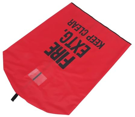 jojofuny Housse pour Extincteur 50 Kg 75x100 Cm en Tissu Résistant aux Intempéries Étanche et Antigel, Couverture de Protection Extérieure pour Sécurité Incendie Industrielle, Usage