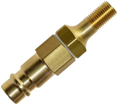 Syskan Reifenfüller Adapter Autoventil – Druckluft Stecker für Kompressor & Mobile Mini Kompressoren, passend für Schrader Ventil, zum schnellen Aufpumpen von Auto‑, Motorrad‑ & Fahrradreifen