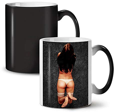 Wellcoda Beute Farbwechselbecher, Tasse - Großer, Easy-Grip-Griff, Wärmeaktiviert, Ideal für Kaffee- und Teetrinker