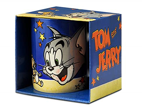 Logoshirt®️ Tom & Jerry I Logo I Mug I Tasse à café I Porcelaine I 300 ml I Dans une boîte cadeau colorée I Design original sous licence