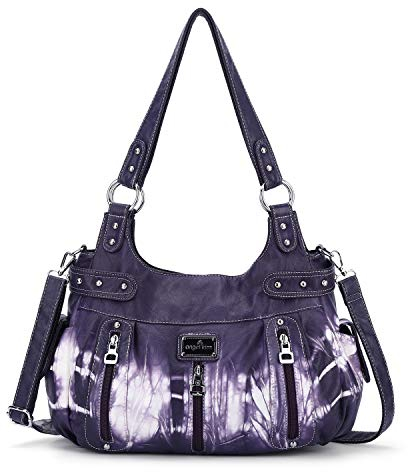 Angel Kiss Top-Henkeltaschen PU-Leder Geldbörsen Königin Frauen Handtaschen