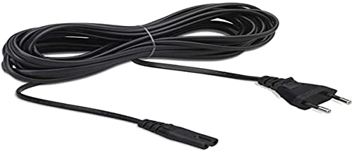 Flexson 5m Stromkabel Gerade für Sonos Play:3, Play:5, Playbar, Playbase, Sub, Amp and Beam - EU Schwartz