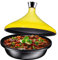 Bruntmor Cruset Tangine All Clad Tagin Per Tajine Piatto Tutto Rivestito Pentola Da 4 Quart Piccolo Marocchino Tagine Le Creuset. Pentole Tagines Con Diffusore Giallo