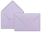 50x Brief-Umschläge in Lila - 80 g/m² - Kuverts in DIN B6 Format 12,5 x 17,6 cm - Nassklebung ohne Fenster