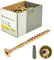 Lot de 100 embouts Torx TX30 6 x 120 mm avec vis pour construction en bois à tête fraisée Stardrive