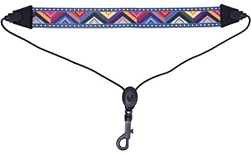 Tomotato Saxophongurt Saxophon Halsgurt Weicher Saxophon Schultergurt Sax Halsschlaufe Polyester Leicht Tragbar Nackengurt für Saxophon Musikinstrumente