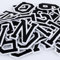 36 Stück Buchstaben Zahlen zum Aufbügeln Set A-Z Buchstaben Patches und 0-9 Numerisch Bügelbild Bestickte Flicken für die Selbst Gestalten Reparatur von Kleiderlöchern