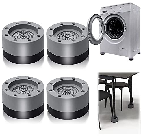 Waschmaschine Füße Pad, 4 Stück Universal Anti Vibration Waschmaschine Füße Antivibrationsmatte Vibrationsdämpfer Gummi Fußpolster für Wachmachinen und Trockner (b)