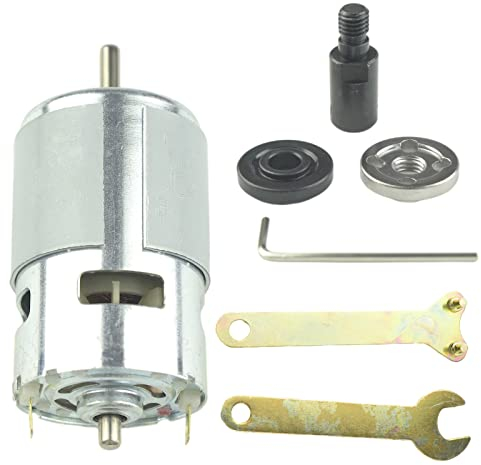 CONQUERALL 775 DC Motor Kugellager Großes Drehmoment High Power 12V 6000RPM/ 24V 12000RPM Motor mit M10-5 Sägeblatt Pleuelsatz
