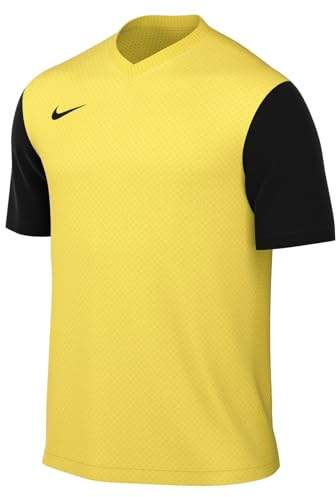 Nike Mens Jersey M NK DF Tiempo Prem II JSY SS, Tour Yellow/Black/Black, DH8035-719, XL