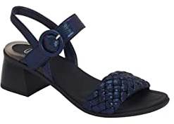Scholl Doctor Sandales Promenade, Chaussures orthopédique Femme, Bleu Marine, 41 EU