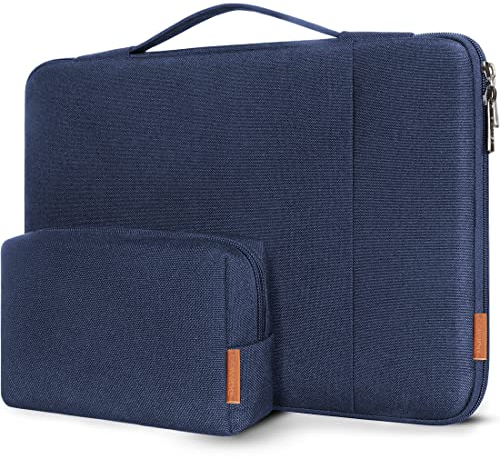 DOMISO 17.3 inch Laptop Sleeve Case Water Resistant Shockproof Protective Computer Bag for 17.3 Notebook/HP Pavilion Envy 17/Lenovo IdeaPad/LG Gram/ASUS/MSI with Accesory Bag, Navy