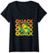 Womens QUACK NYC New York City Rubber Duck Statue of Liberty V-Neck T-Shirt