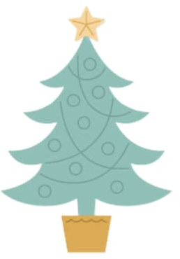 Craftelier - Mini Fustella per decorazioni e creazioni di scrapbooking, artigianato e biglietteria | Figura a forma di albero di Natale - Dimensioni approssimative dello stampo: 3,56 x 4,14 cm