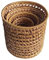 Woven Rattan Pencil Cup for Desk and Home Handmade Vine Organizer for Pens and Makeup Brushes Kitchen Cutlery and Utensil Holder