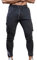 Gsheocm Hippie Hose Herren;Freizeithose Herren Lang Herren-Fitness-Freizeithose, mehrere Taschen, Reißverschlusstasche, Sporthose Outdoorhose (Black, L)