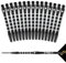 Ezydka Darts Schäfte 15 Stück Aluminium Darts Shafts, Dart Schäfte Gewinde mit O-Ring Schwarz Dartschäfte, Dartpfeil-Schäfte für Soft Oder Steel Darts, Dartschaft 2BA Universalgewinde