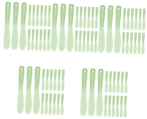 Beaupretty 100 Pièces De Masque Outil Crème Pour Le Visage Mélangeur Mélangeur Spatule De Plaque De Maquillage Spatule De Beauté Gel De Silice Produits De Beauté Réutilisable