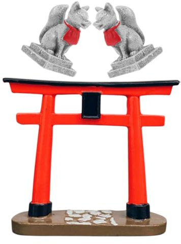 OFFSCH 1 Ensemble De Mini-Porte De Sanctuaire Torii Ornement Daquarium Décoration Aquatique pour La Maison Et Le Jardin
