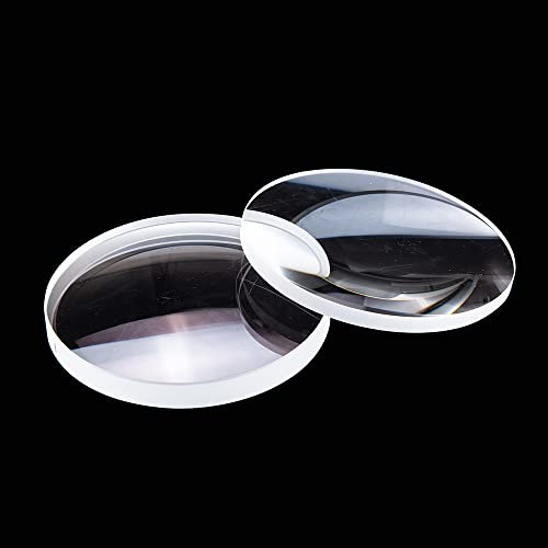 Generico Obiettivo Diametro 80 mm Lunghezza focale 900 mm Vetro Ottico Lenti acromatiche a Doppia separazione Telescopio Accessori Fai da Te