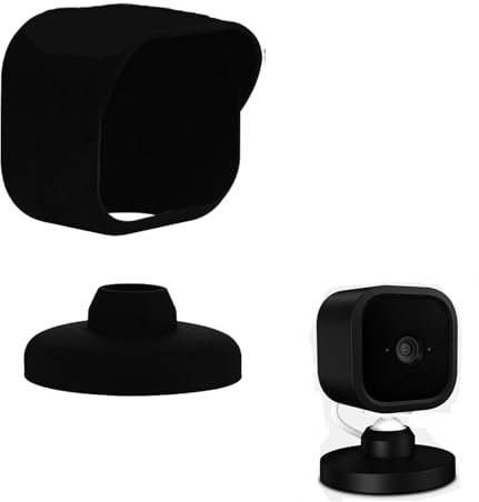 Camera Case for Blink Mini 2 Camera (2024) Black Silicone Cover Waterproof Protective Cover,Black