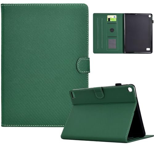 Tablet PC Case Compatible with Kindle Fire 7 2019/2017/2015 (9th/7th/5th Generation) Case Slim PU Leather Multiple Angle Stand Flip Case with Card Slot & Auto Wake/Sleep Cover Full Protective Case Pro