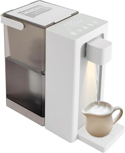 Erogatore Acqua Calda Istantaneo, Erogatore Acqua Calda da 2200 W con Serbatoio Acqua da 3 Litri e Blocco di Sicurezza, Sistema di Erogazione Acqua Calda per Case, Uffici, Ristoranti, Feste, Aziende