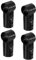sourcing map 4 Pcs End Rail Clamps, 1-1/8 T-Shape Pipe Clamp Structural Pipe Connectors