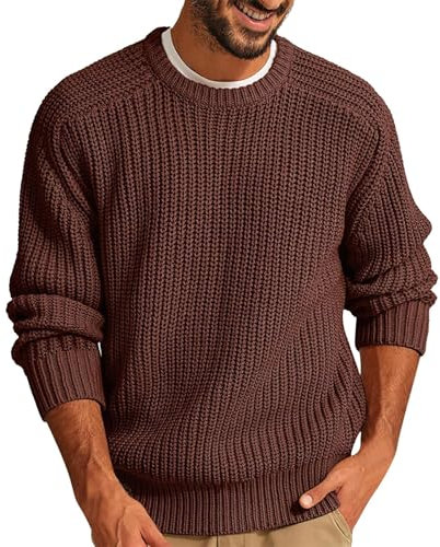 Herren Langarm Pullover,Vintage Sweatshirt Lockere Trainieren Oversized Sweatshirt für Herren 2D Mode Bedruckter Pullover Zur Seite Fahren Rundhalsausschnitt Shirt Freizeit & Beruf