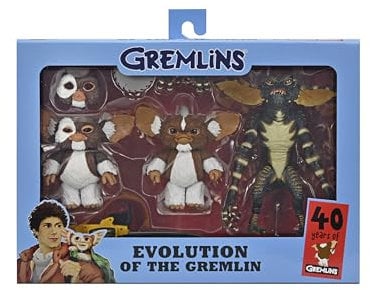 NECA - Gremlins - 7” Scale Action Figures - “Evolution of a Gremlin” 40th Anniversary Box Set