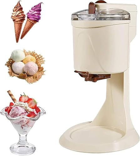 XUXIAO Machine à crème glacée Maison pour Faire des sorbets sains, sorbets, Glaces aux Fruits, Yaourt glacé pour mixeur Rasoir à Glace et cône de Neige pour mixeur Kitchenaid, sans BPA