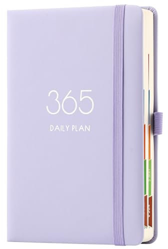 Terminkalender 2025–2026, A5 2025–2026, Tag pro Seite, Tagesplaner, planen Sie Ihr Jahr von Juli 2025 bis Juni 2026 mit monatlichen Registern, buntem Seitendesign, Stiftschlaufe und Gesäßtasche