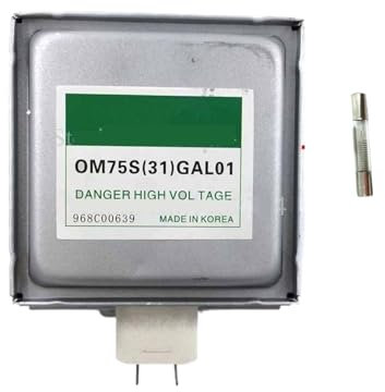 IOLKHFK Magnetron Equipped With Fuse Accessories Spare Parts, Compatible For Samsung Microwave Oven Magnetron OM75S(31) GAL01 Microwave Parts