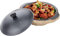 Cacerola de Hierro Fundido Antiadherente con Tapa, Mini Wok, Ideal para cocinar en casa, para una o Varias Personas, 18 cm