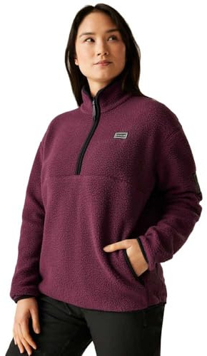 Dare2b Slide Out Half Zip Fleece 8 Purple