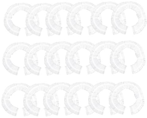GIWFBQTR 100pcs Transparent Pedicure Liners Disposable, Pedicure Bowl Lin with Elastic Band, Unbreakable Pedi Lin