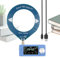 Radio-Verstärker – FM-Transmitter mit Antenne, Akku 800 mA, HD-Anzeige, LSB, USB AM, IPS-Display, 4,8 cm, Player mit Antenne für Karaoke, Studio, Aufnahme, Haus, Reisen, LKW, Außenbereich
