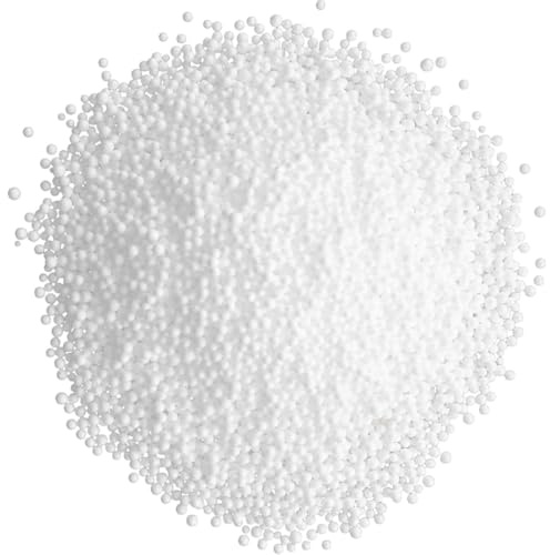 GAROZATION Sitzsackfüllung Epp Perlen 0,5 1mm für Bastelbedarf und Sitzkissen Leichtes Schaumgranulat für Kinderzimmer und Gartenliegen 1 Beutel Füllmaterial